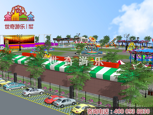世奇游乐为客户游乐园设计的3d图