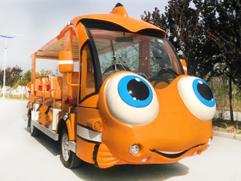 无轨观光车类游乐设备-小丑鱼电动观光车