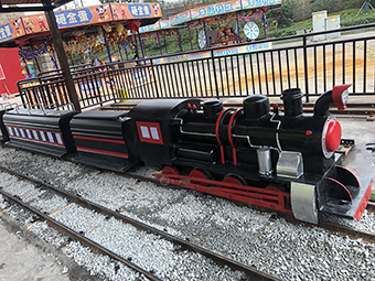 轨道小火车类游乐设备-微型蒸汽轨道观光小火车